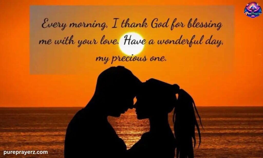 Romantic Good Morning Prayer for My Wife