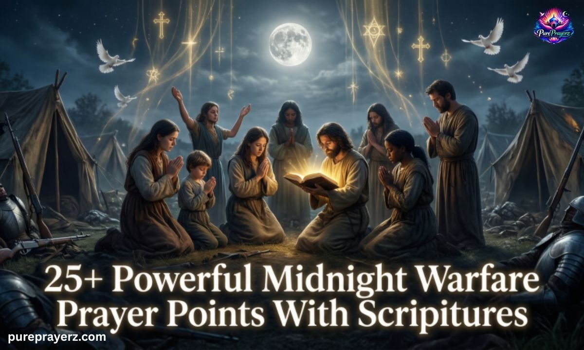 25+ Powerful Midnight Warfare Prayer Points With Scriptures