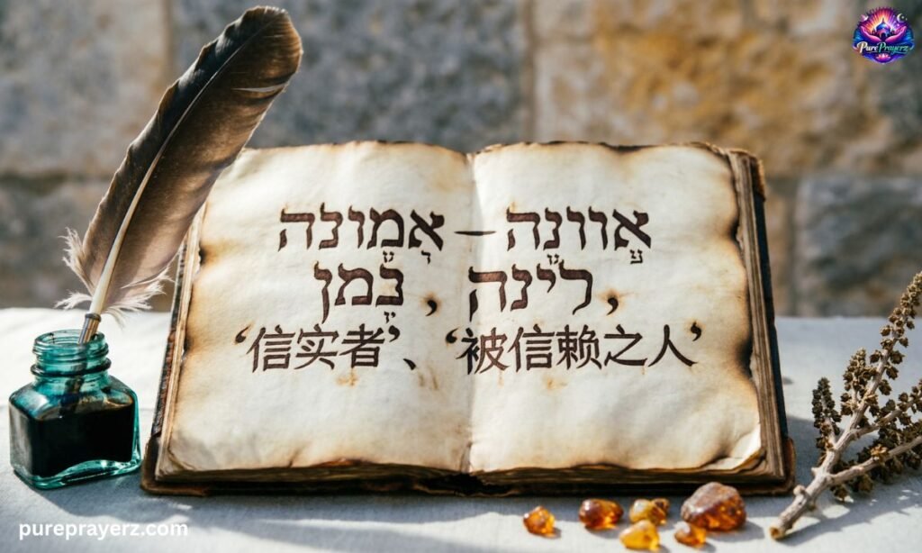 Amina Name Meaning Hebrew