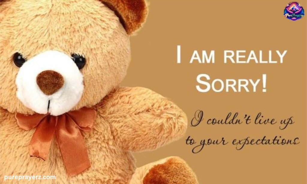 Apology Message for Mistake