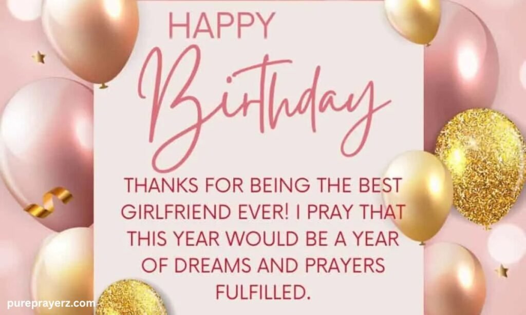  Birthday Prayer for my Girlfriend in English