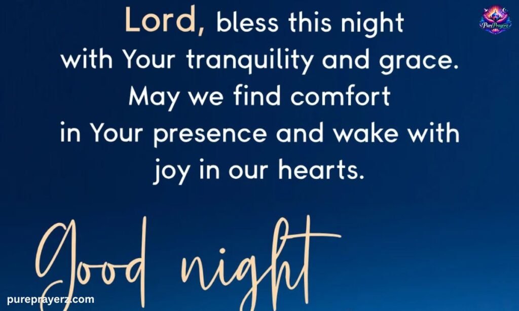 Good Night Prayers and Blessings