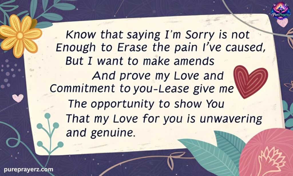 Heart-touching Ways to Say Sorry for My Mistake Messages