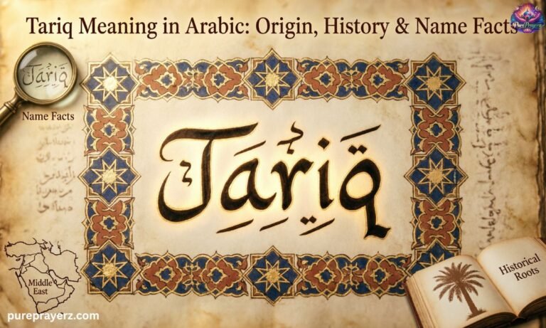 Tariq Meaning in Arabic Origin, History & Name Facts