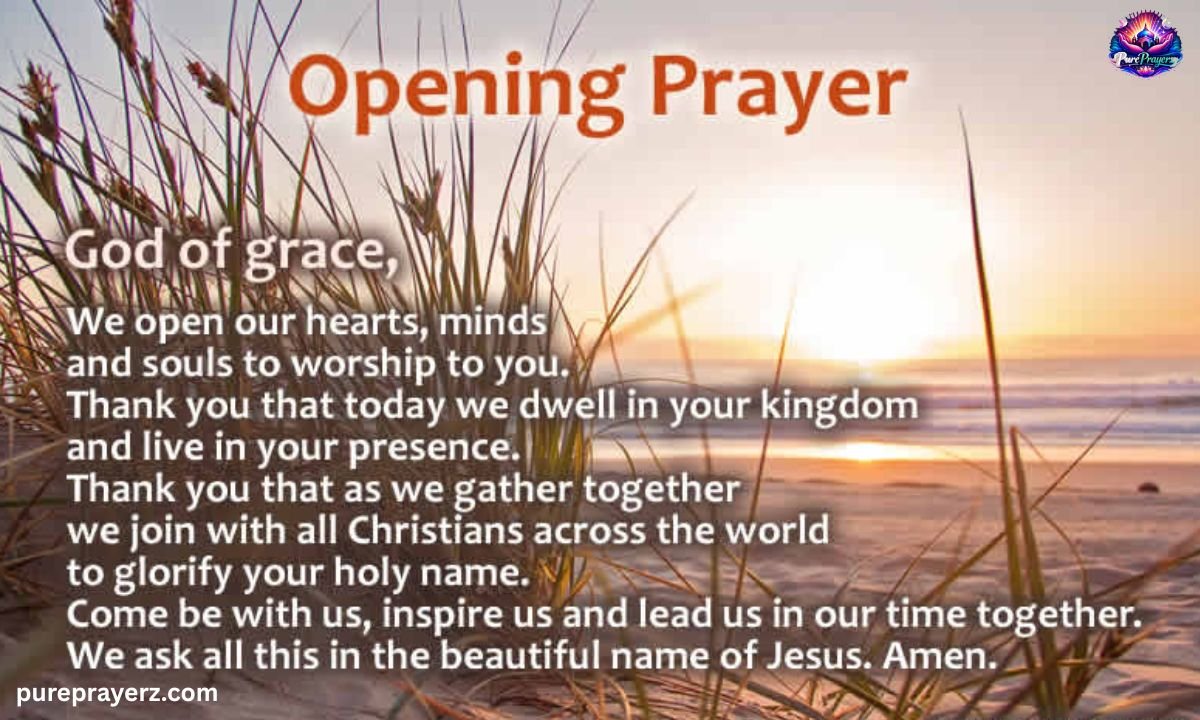 Top 60 Opening Prayer for a Program to Inspire & Bless