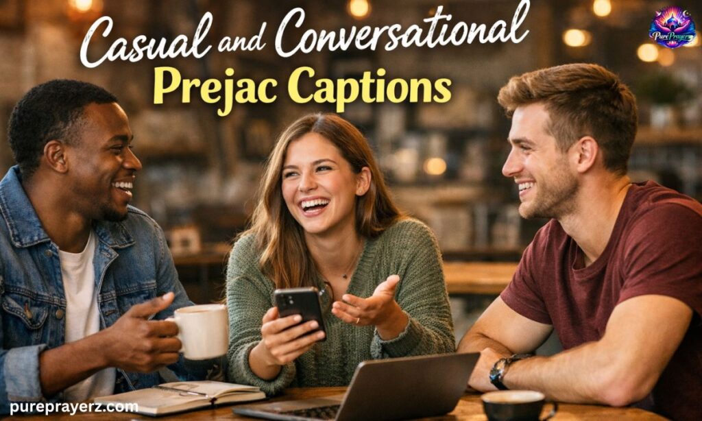 Casual and Conversational Prejac Captions