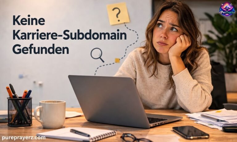 Keine Karriere-Subdomain Gefunden 2026 Ursachen & Fixes