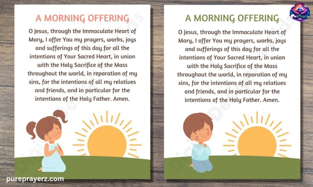 Offering Prayer for Kids