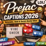 Prejac Captions 2026 Relatable, Bold & Social Ready Ideas