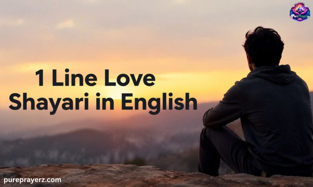 1 Line Love Shayari in English