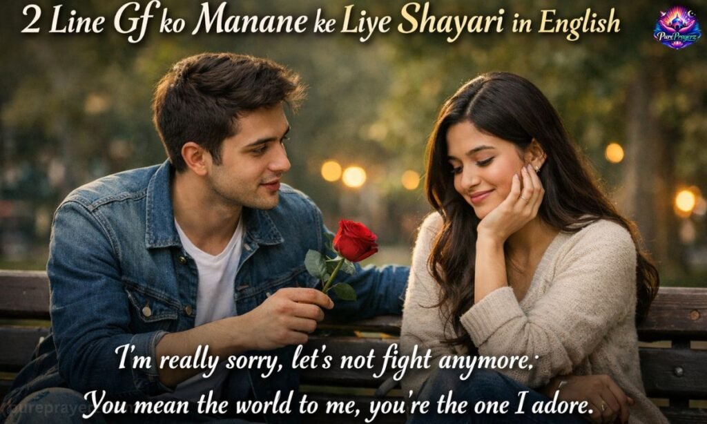 2 Line Gf ko Manane ke Liye Shayari in English