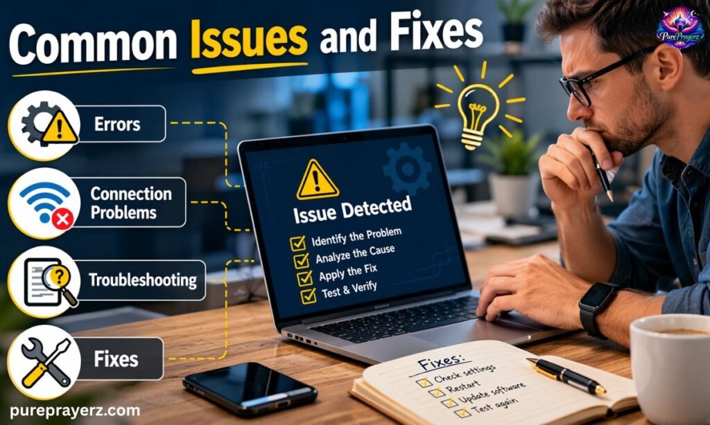 Common Issues and Fixes