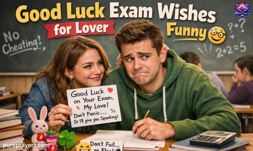 Good Luck Exam Wishes for Lover Funny