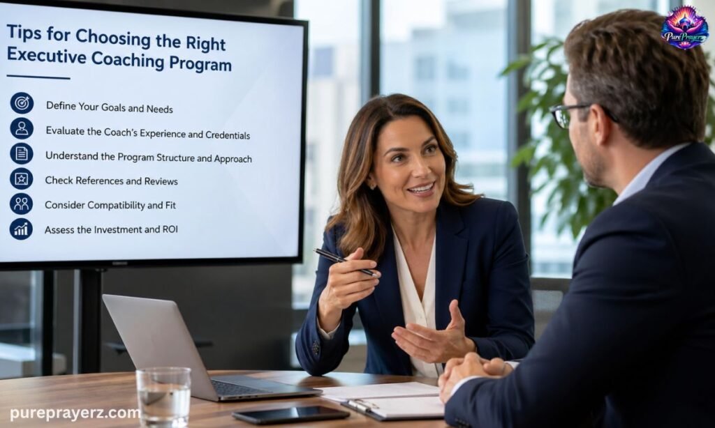 Tips for Choosing the Right Executive Coaching Program
